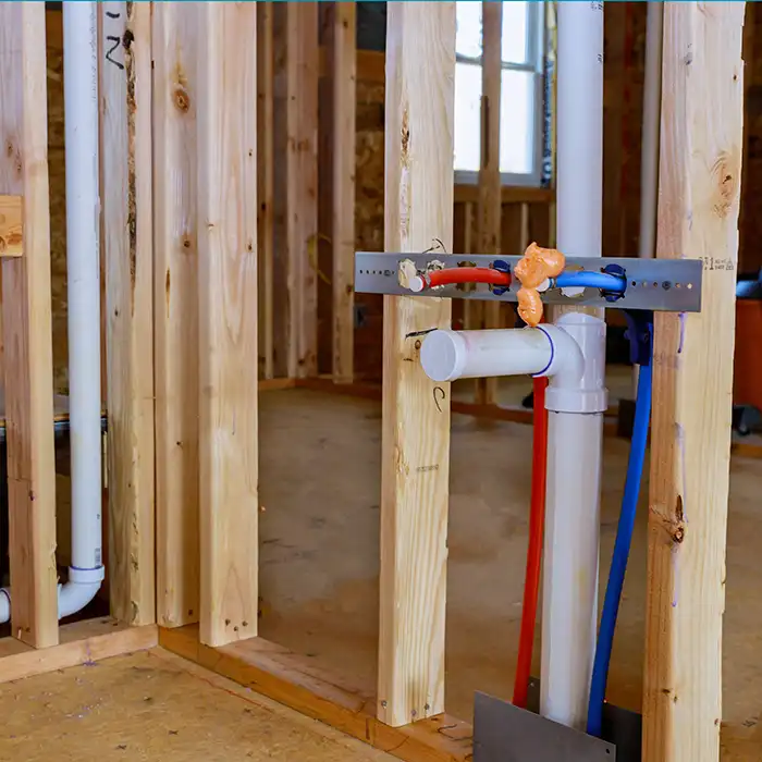 Exposed plumbing